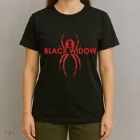 Black Widow Spider Gift T-Shirt thumb 4