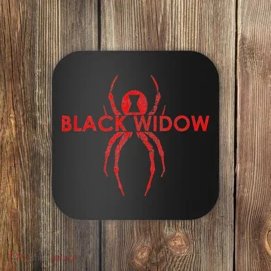 Black Widow Spider Gift Coaster
