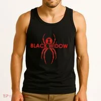 Black Widow Spider Gift Tank Top thumb 3