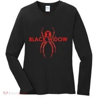 Black Widow Spider Gift Women's Long Sleeve Shirt thumb 0