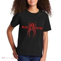 Black Widow Spider Gift Kids T-Shirt thumb 2