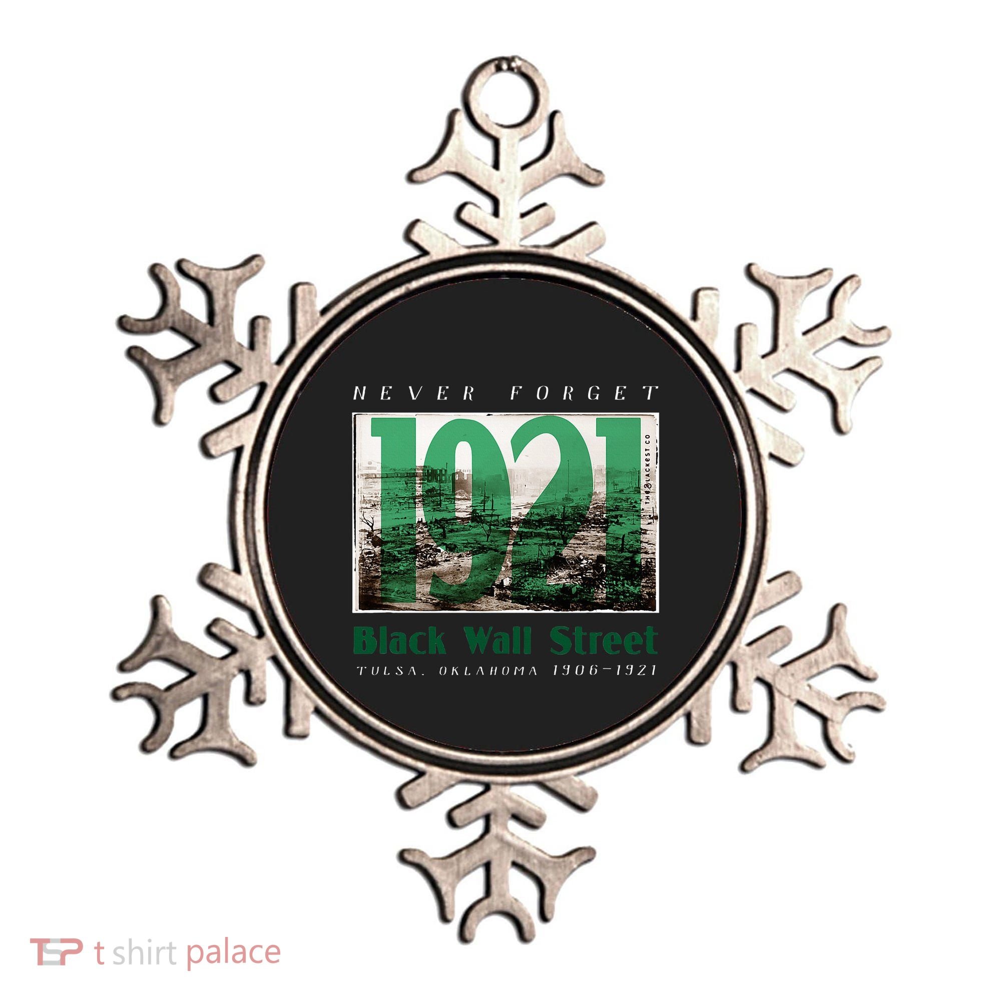 Black Wall Street 1921 Greenwood Tulsa Oklahoma History Ornament