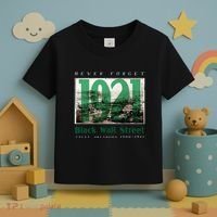 Black Wall Street 1921 Greenwood Tulsa Oklahoma History Toddler T-Shirt thumb 3