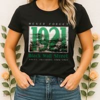 Black Wall Street 1921 Greenwood Tulsa Oklahoma History Women's T-Shirt thumb 2