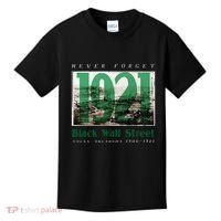 Black Wall Street 1921 Greenwood Tulsa Oklahoma History Kids T-Shirt thumb 0