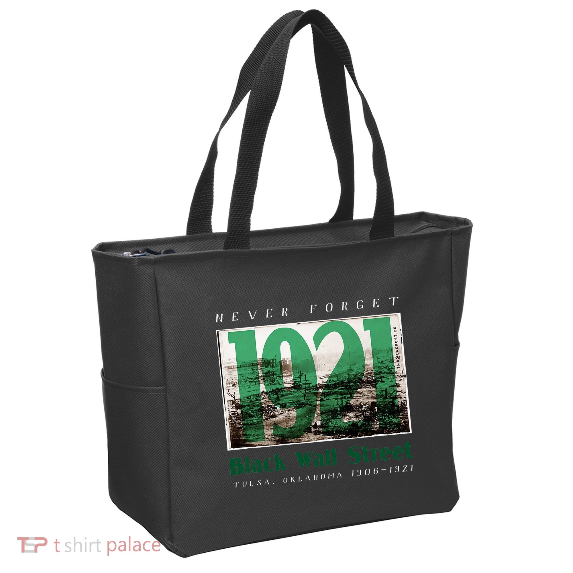 Black Wall Street 1921 Greenwood Tulsa Oklahoma History Tote Bag