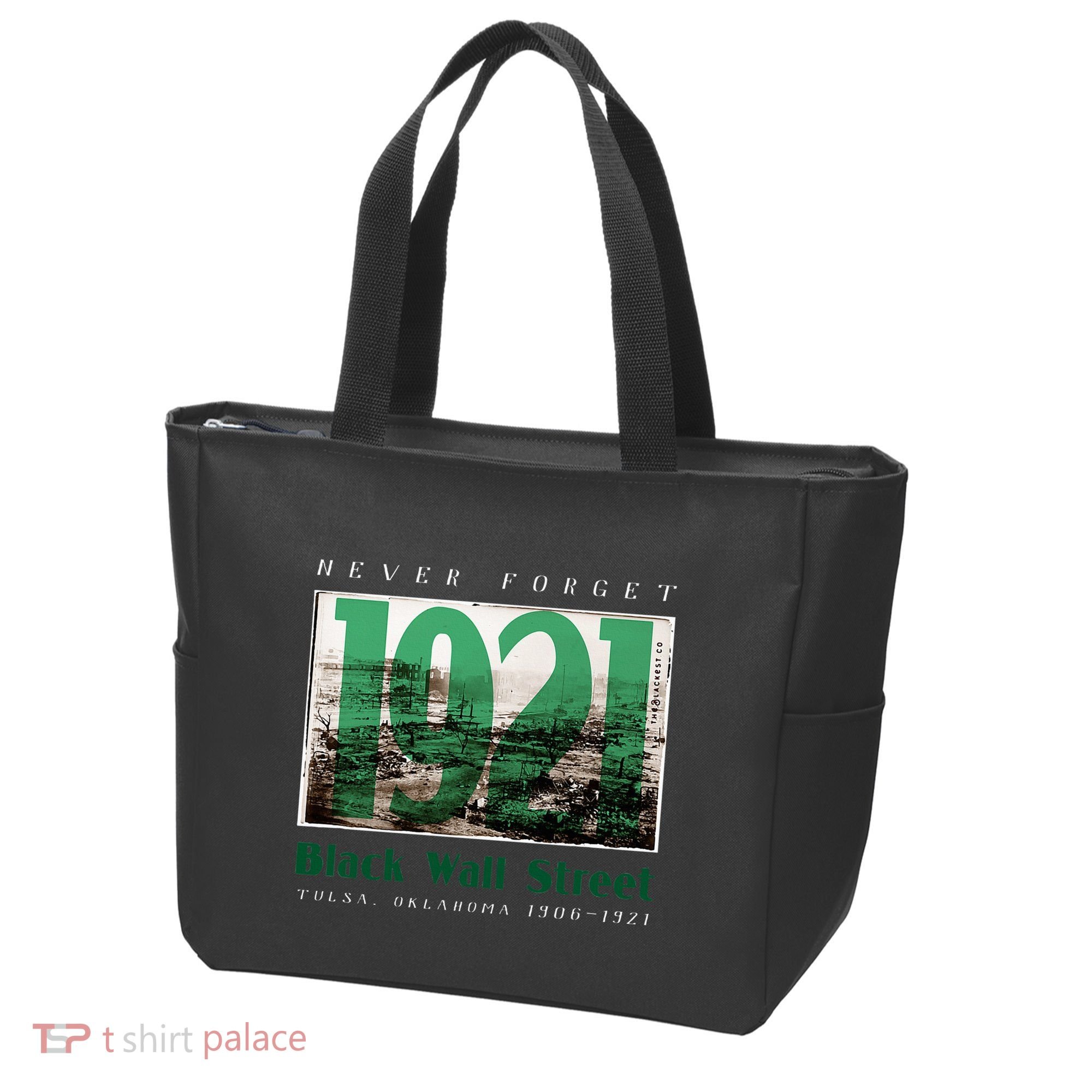 Black Wall Street 1921 Greenwood Tulsa Oklahoma History Tote Bag