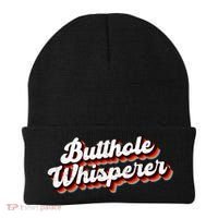 Butthole Whisperer Sarcastic Jokes Beanie thumb 0