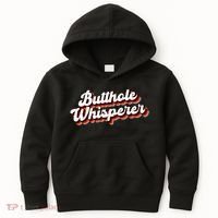 Butthole Whisperer Sarcastic Jokes Kids Hoodie thumb 0