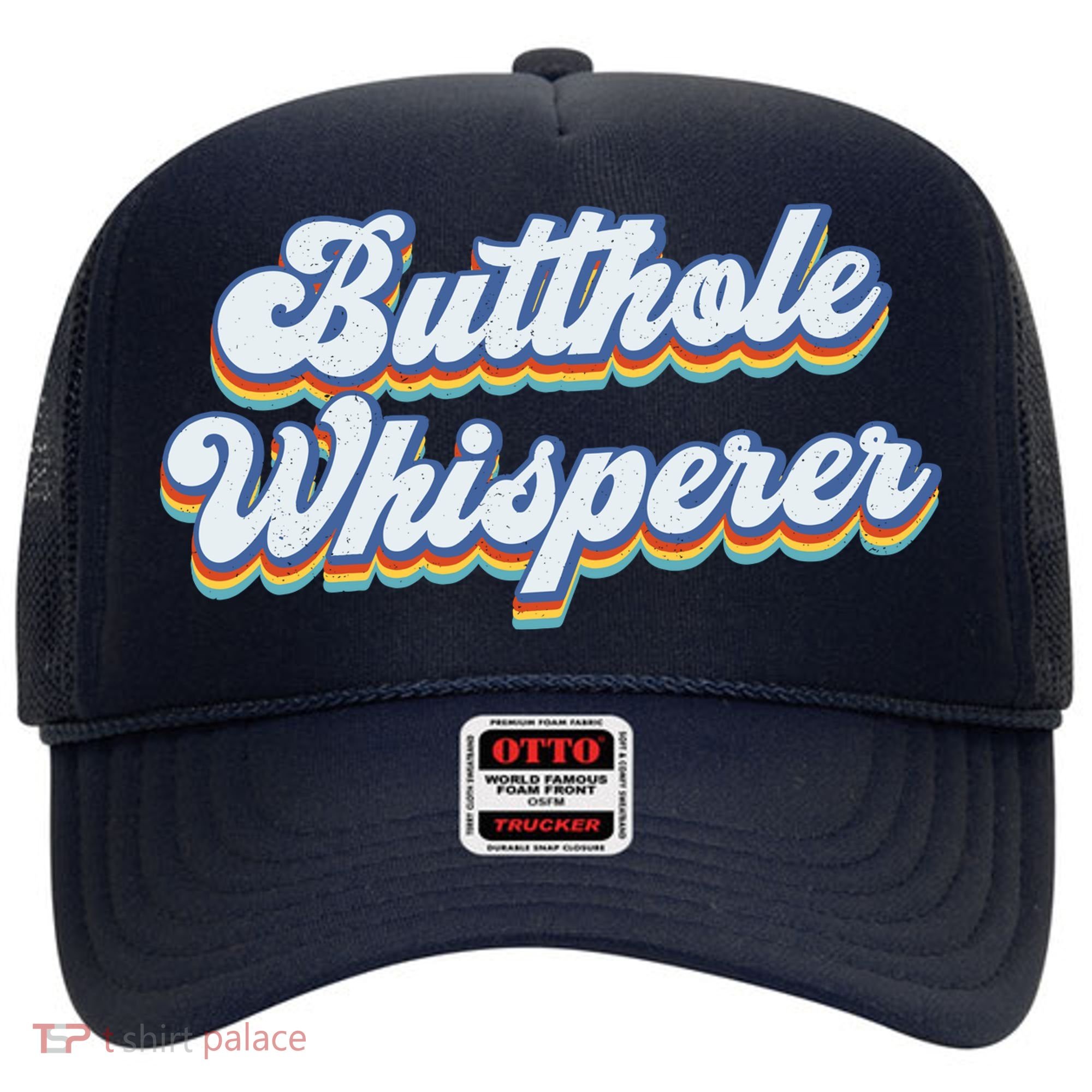Butthole Whisperer Sarcastic Jokes Retro Funny Sarcastic Hat