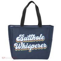 Butthole Whisperer Sarcastic Jokes Retro Funny Sarcastic Tote Bag thumb 0