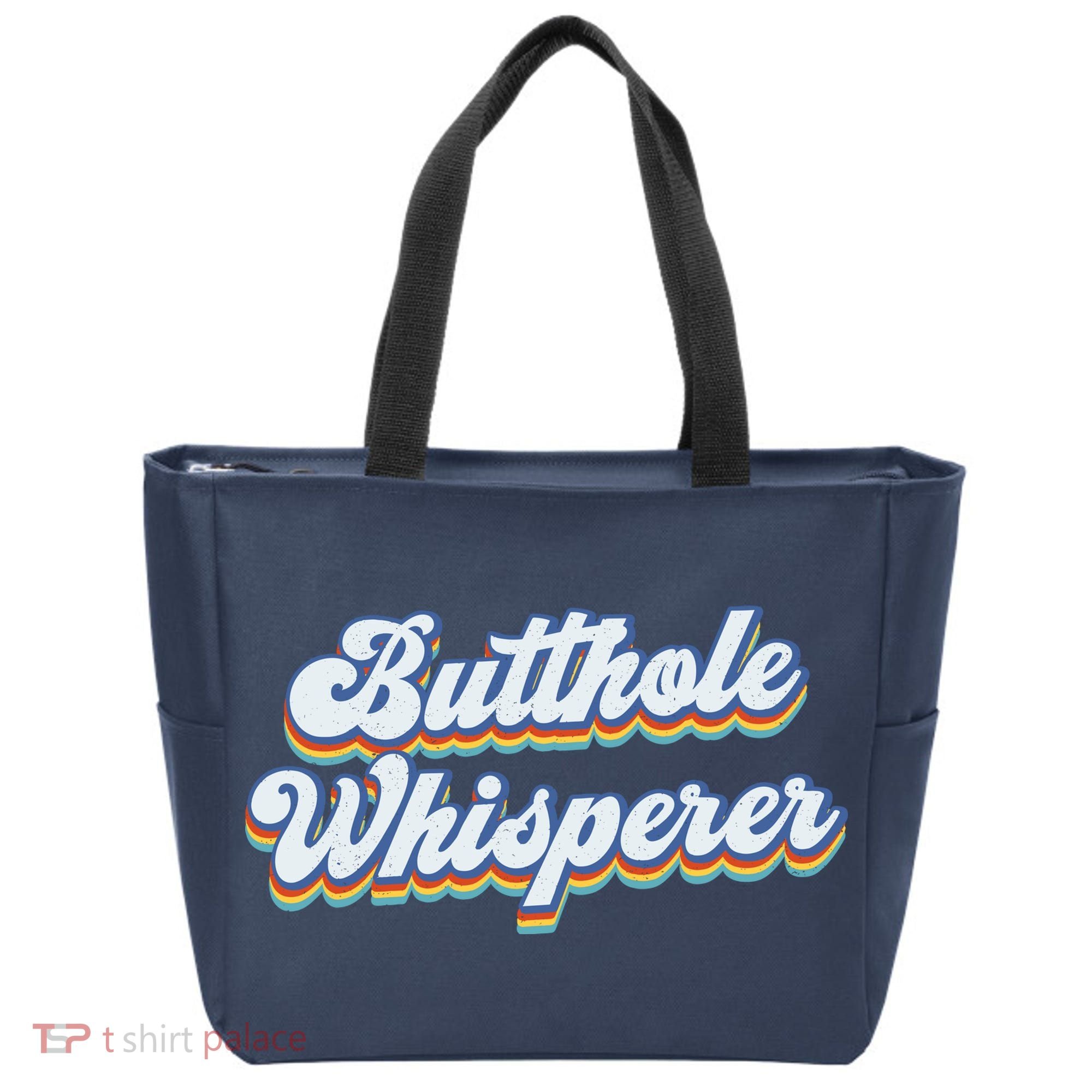 Butthole Whisperer Sarcastic Jokes Retro Funny Sarcastic Tote Bag