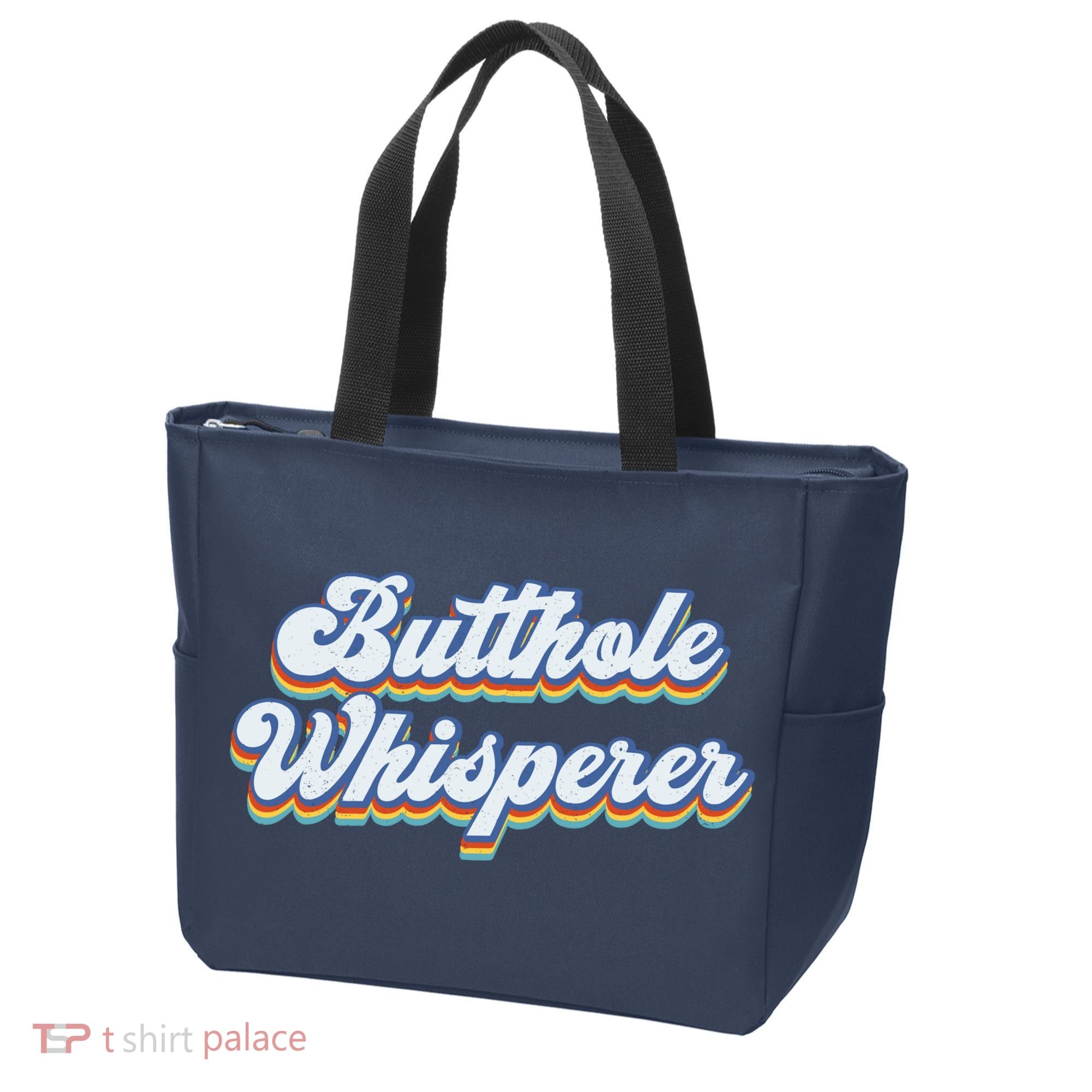 Butthole Whisperer Sarcastic Jokes Retro Funny Sarcastic Tote Bag