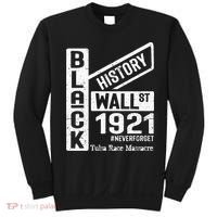 Black Wall Street Black Wealth Tulsa 1921 Race Massacre Sweatshirt thumb 0