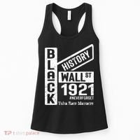Black Wall Street Black Wealth Tulsa 1921 Race Massacre Women's Tank Top thumb 0