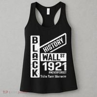 Black Wall Street Black Wealth Tulsa 1921 Race Massacre Women's Tank Top thumb 3