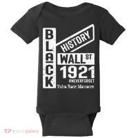 Black Wall Street Black Wealth Tulsa 1921 Race Massacre Baby Bodysuit thumb 0