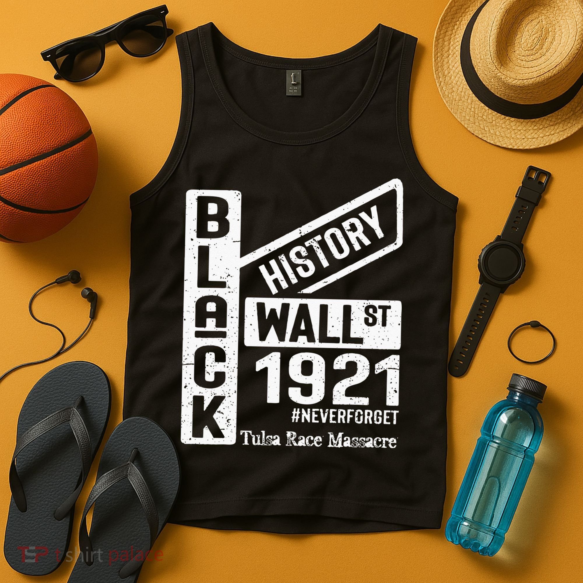 Black Wall Street Black Wealth Tulsa 1921 Race Massacre Tank Top