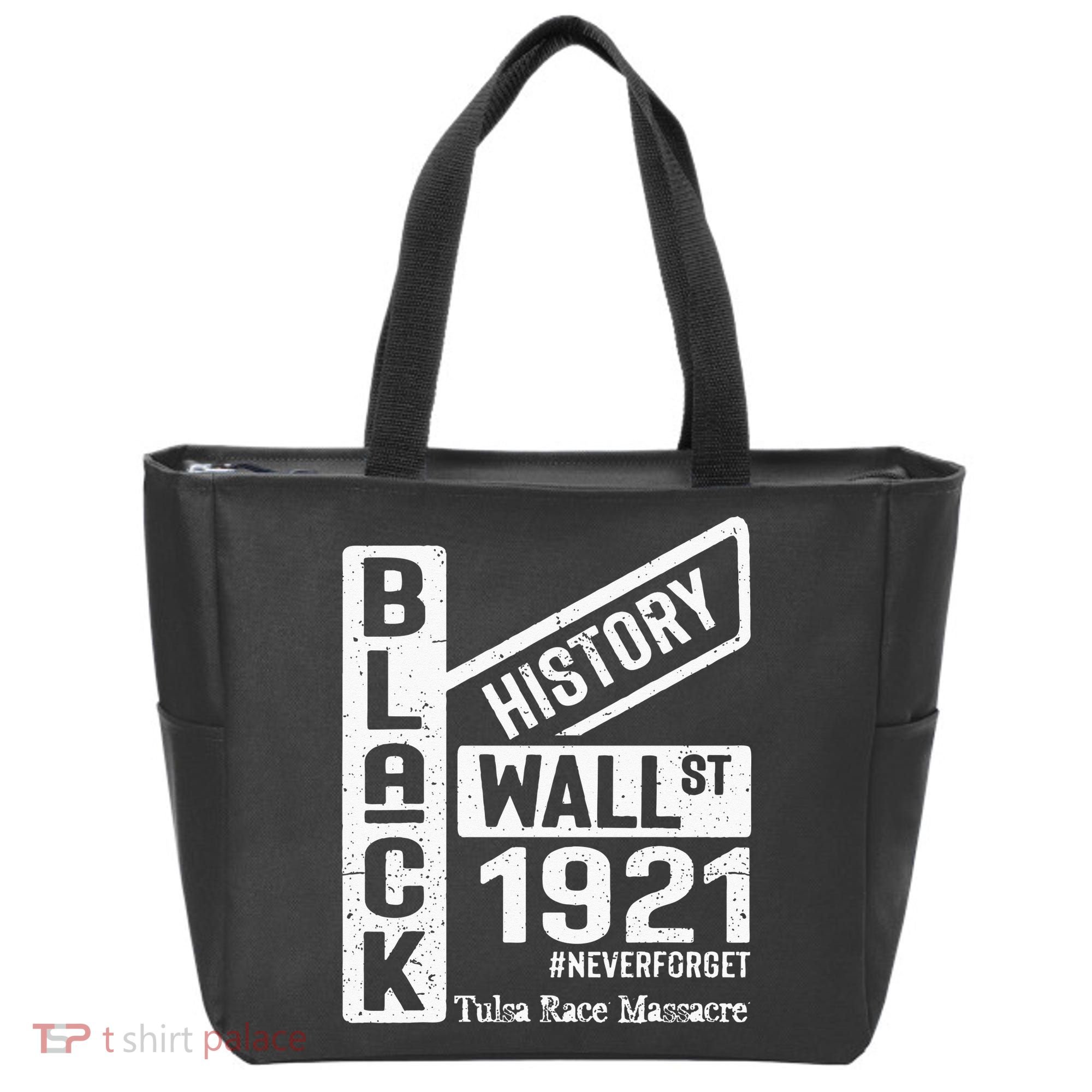 Black Wall Street Black Wealth Tulsa 1921 Race Massacre Tote Bag