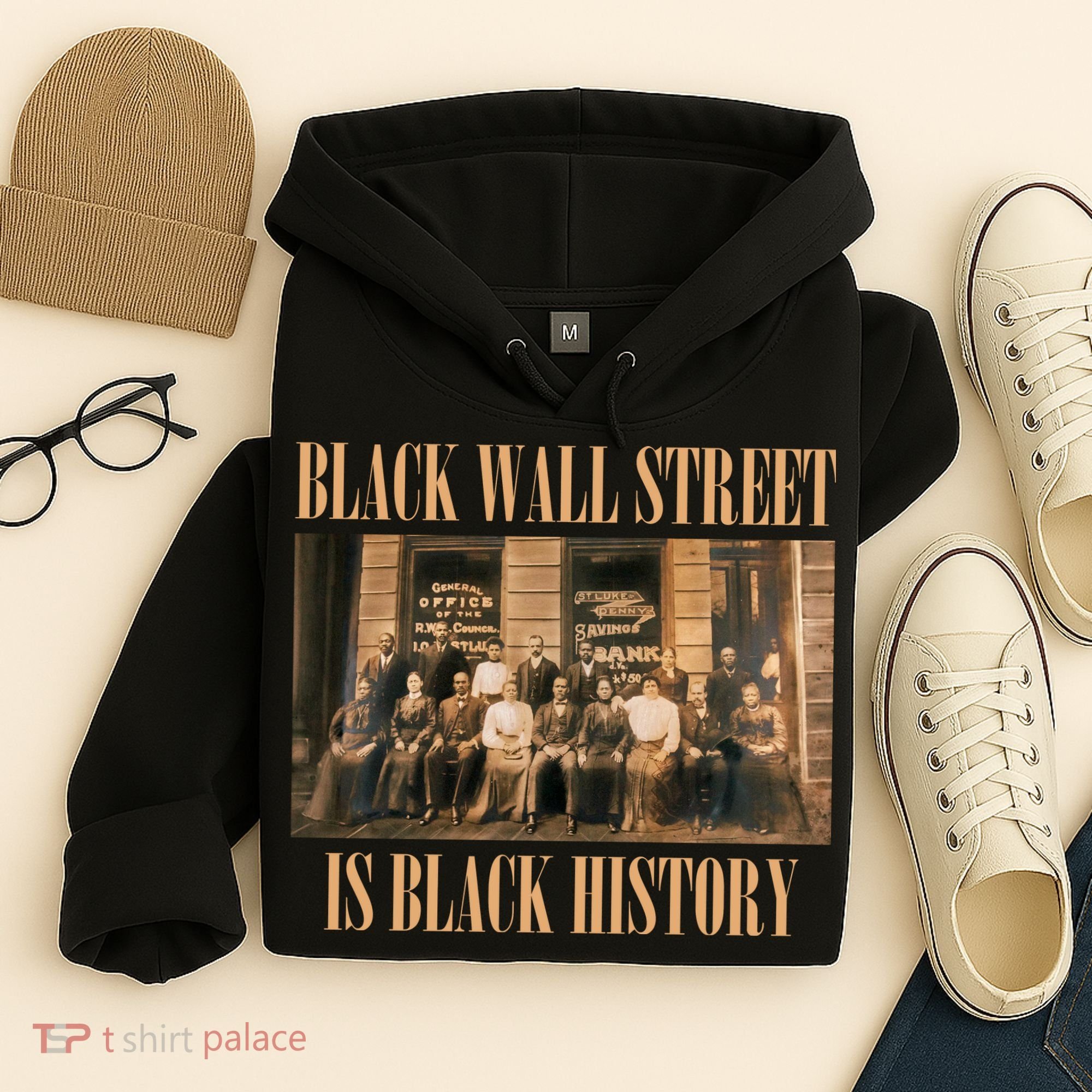 Black Wall Street Is Black History Hoodie