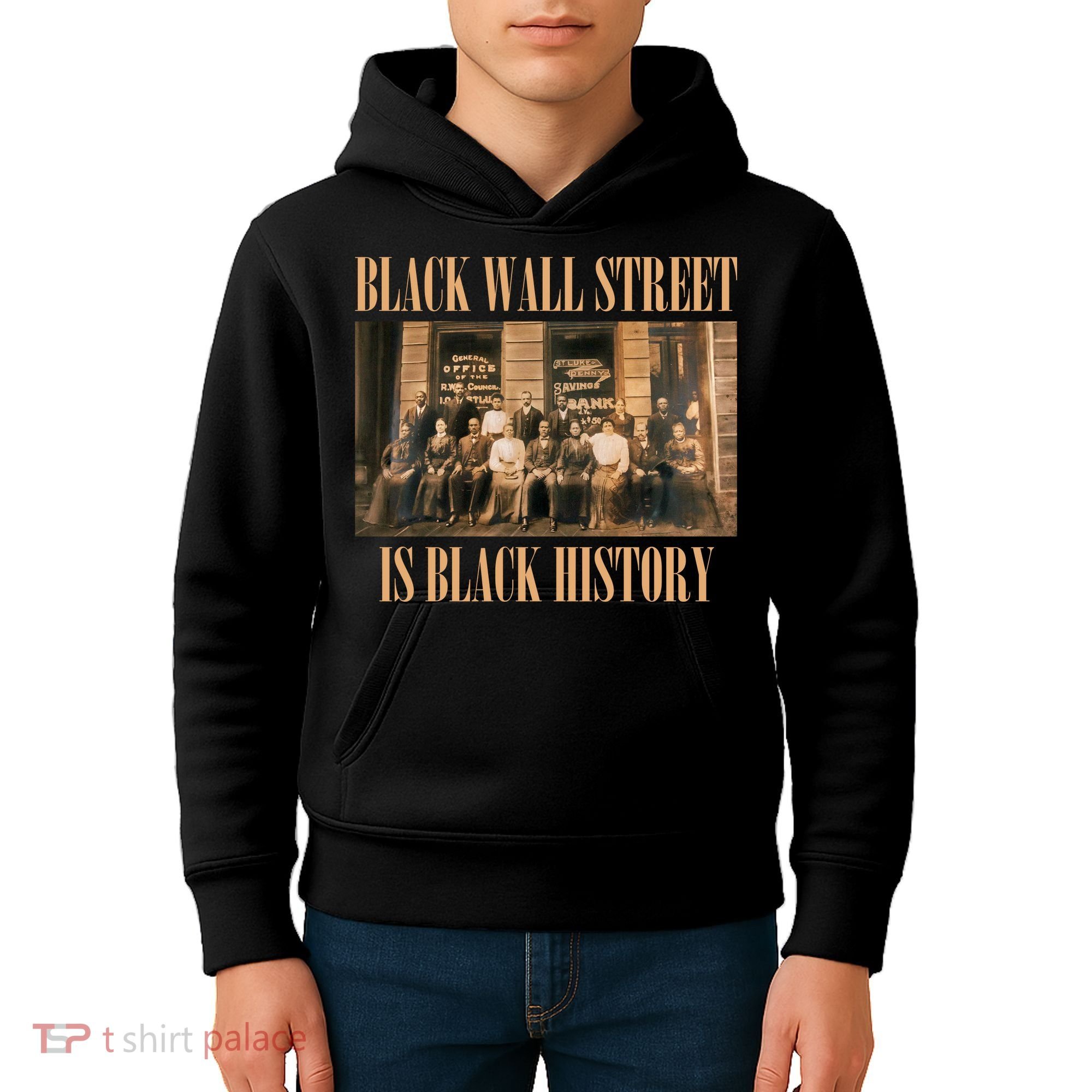 Black Wall Street Is Black History Kids Hoodie