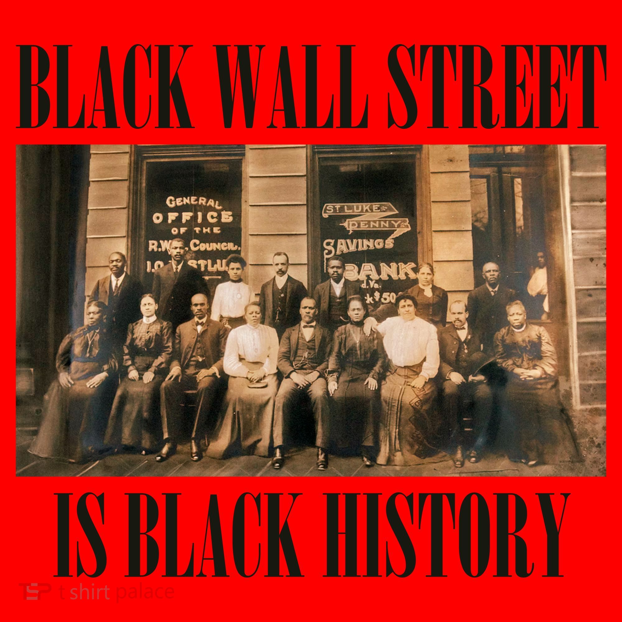 Black Wall Street Is Black History Santa Hat