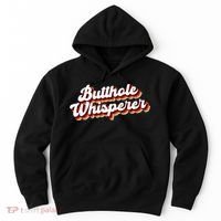 Butthole Whisperer Sarcastic Jokes Retro Funny Gift Hoodie thumb 0