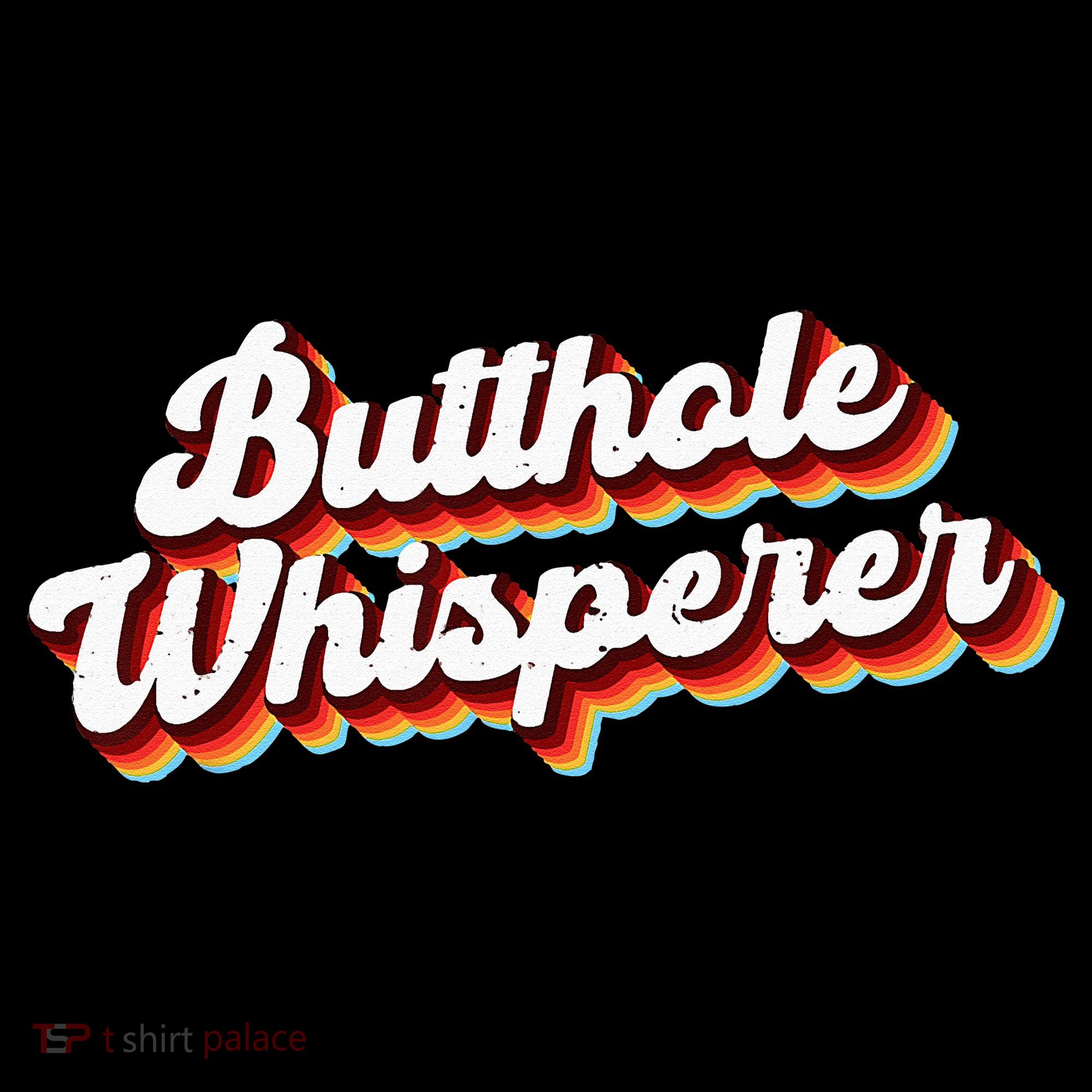 Butthole Whisperer Sarcastic Jokes Retro Funny Gift Long Sleeve Shirt