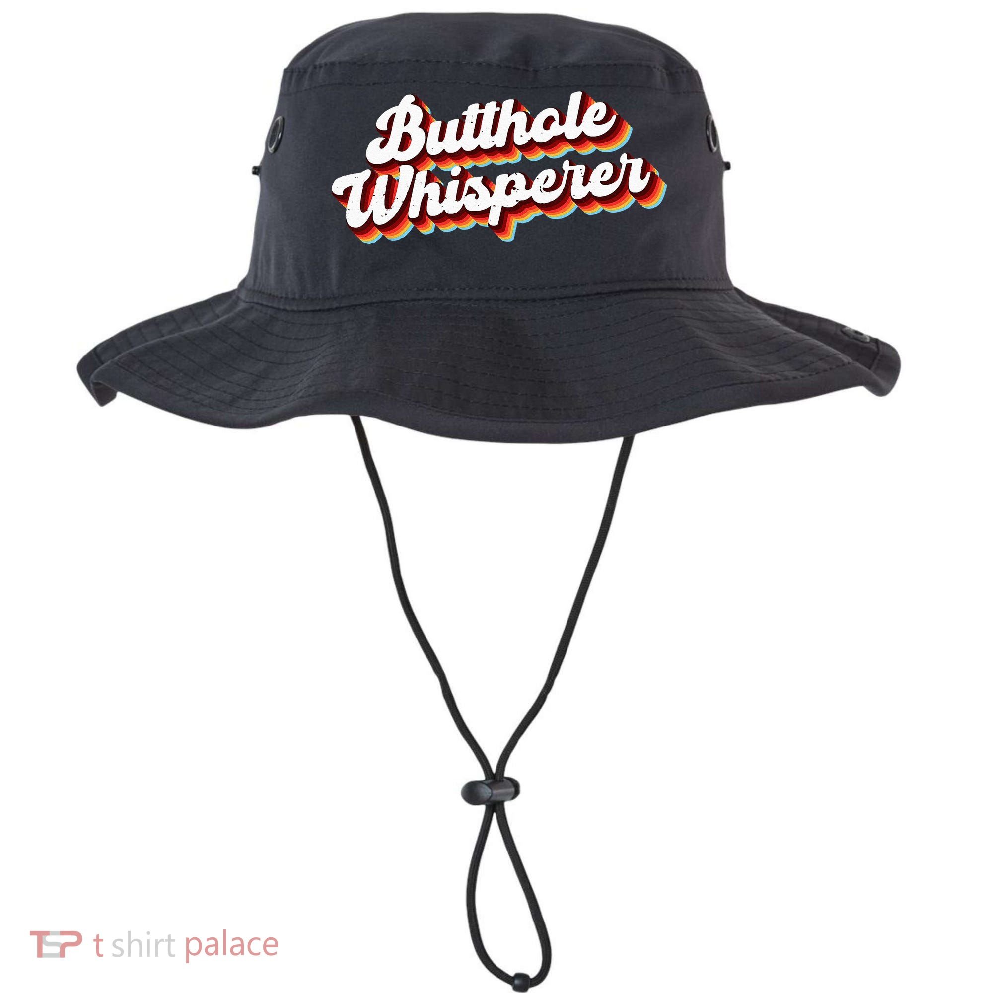 Butthole Whisperer Sarcastic Jokes Retro Funny Gift Bucket Hat