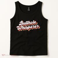 Butthole Whisperer Sarcastic Jokes Retro Funny Gift Tank Top thumb 2