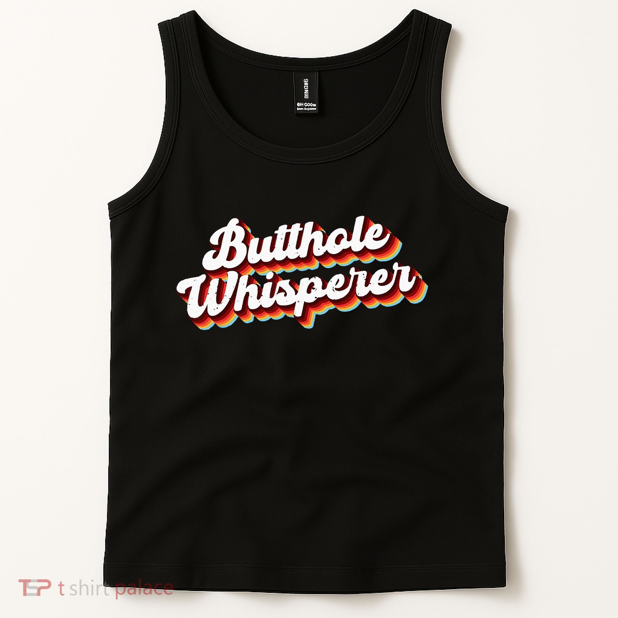 Butthole Whisperer Sarcastic Jokes Retro Funny Gift Tank Top