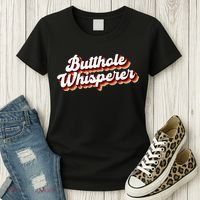Butthole Whisperer Sarcastic Jokes Retro Funny Gift Women's T-Shirt thumb 3