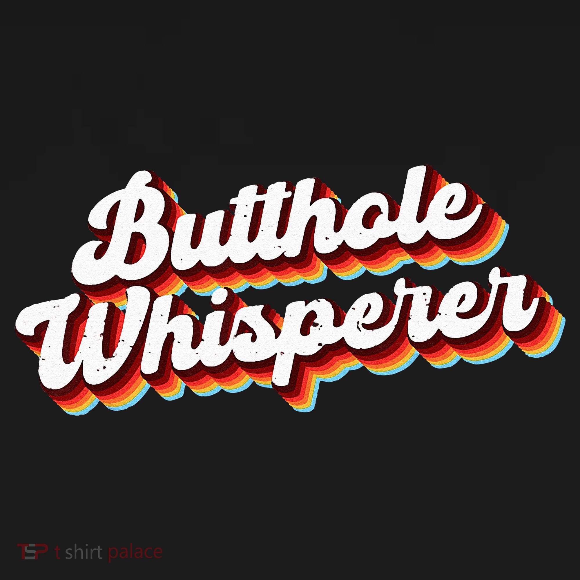 Butthole Whisperer Sarcastic Jokes Retro Funny Gift Women's T-Shirt
