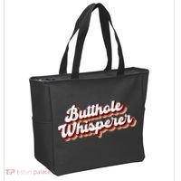 Butthole Whisperer Sarcastic Jokes Retro Funny Gift Tote Bag thumb 2