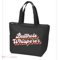 Butthole Whisperer Sarcastic Jokes Retro Funny Gift Tote Bag thumb 3