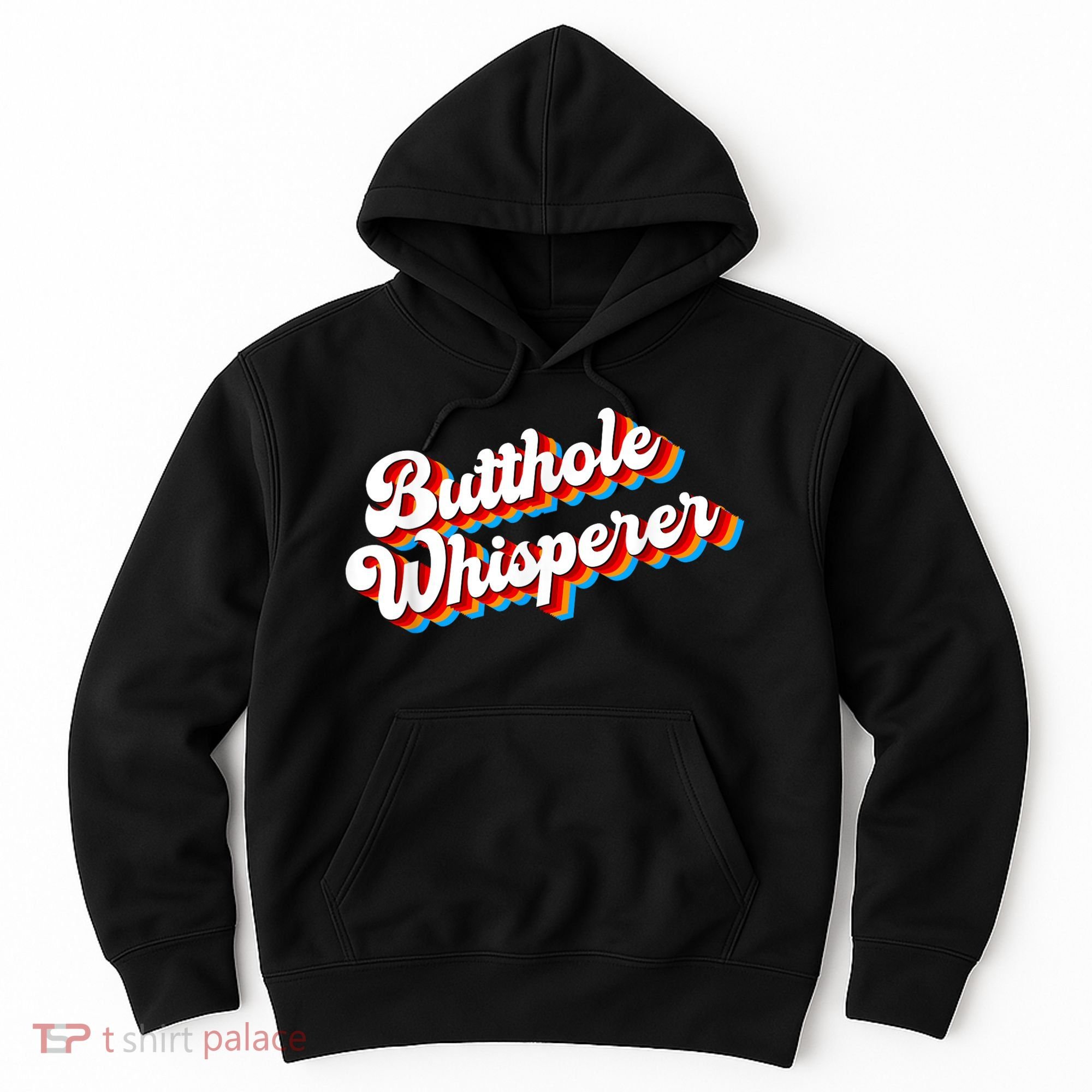 Butthole Whisperer Sarcastic Jokes Retro Funny Hoodie