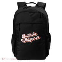 Butthole Whisperer Sarcastic Jokes Retro Funny Backpack thumb 0