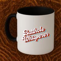 Butthole Whisperer Sarcastic Jokes Retro Funny Coffee Mug thumb 2