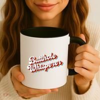 Butthole Whisperer Sarcastic Jokes Retro Funny Coffee Mug thumb 3