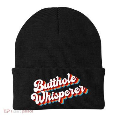 Butthole Whisperer Sarcastic Jokes Retro Funny Beanie