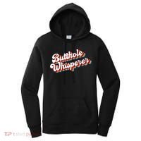 Butthole Whisperer Sarcastic Jokes Retro Funny Women's Hoodie thumb 0