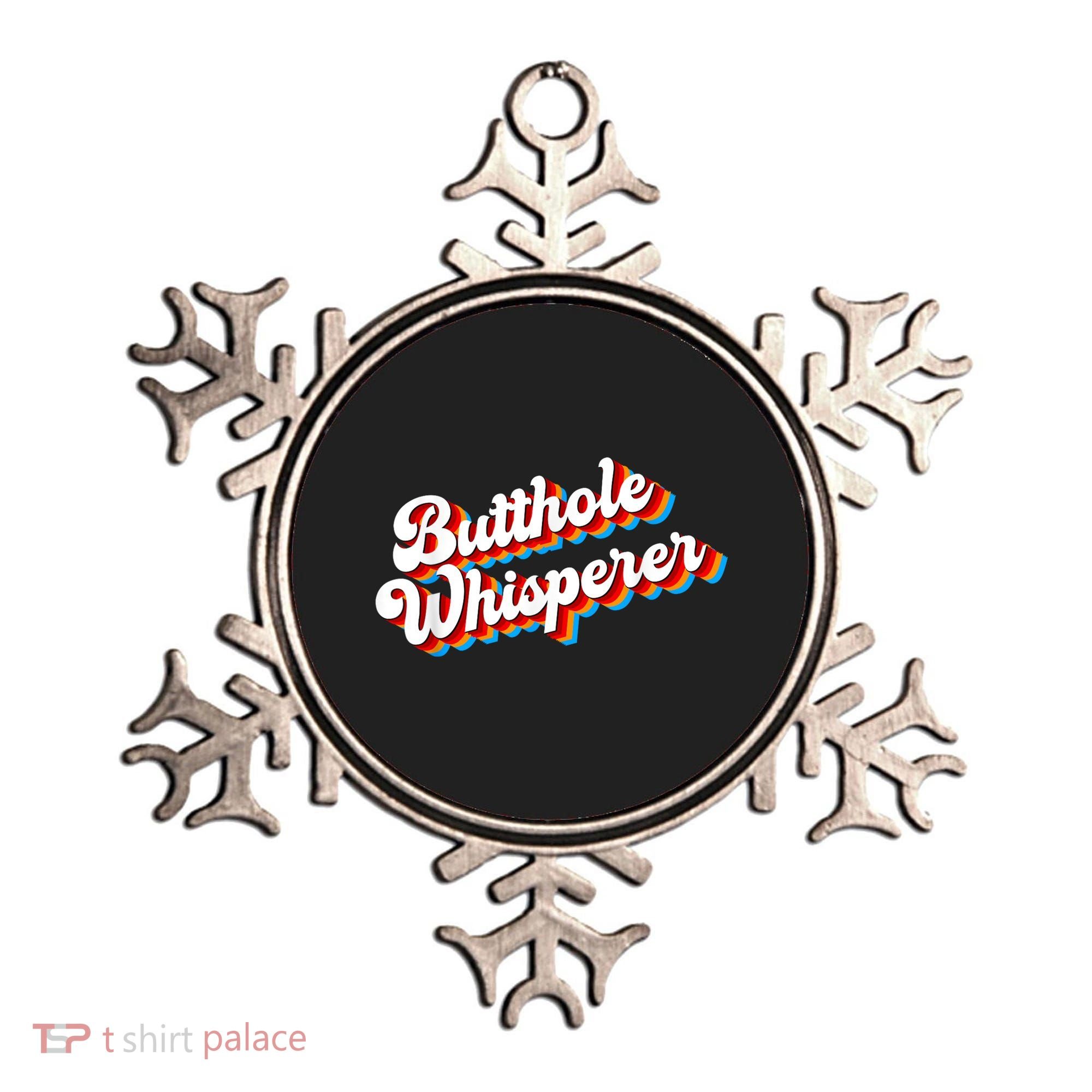 Butthole Whisperer Sarcastic Jokes Retro Funny Ornament