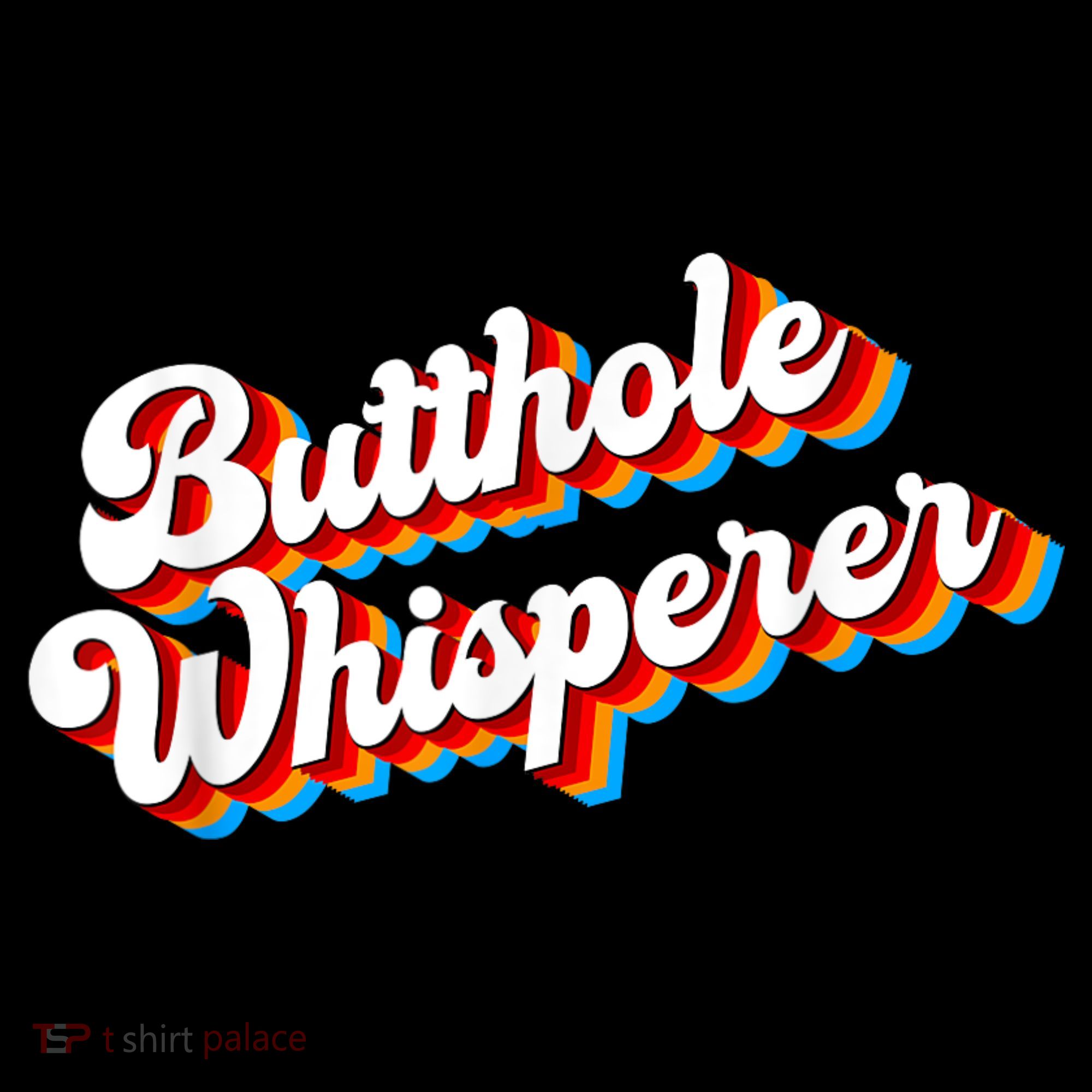 Butthole Whisperer Sarcastic Jokes Retro Funny Women's Tank Top