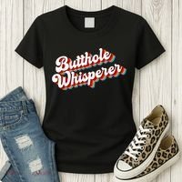 Butthole Whisperer Sarcastic Jokes Retro Funny Women's T-Shirt thumb 3