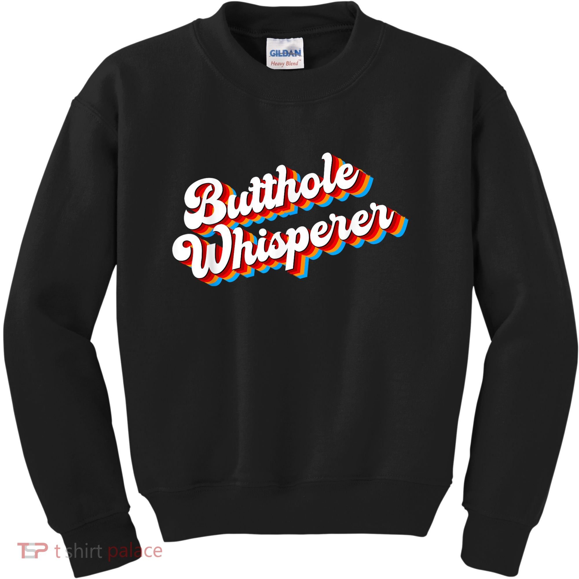 Butthole Whisperer Sarcastic Jokes Retro Funny Kids Sweatshirt