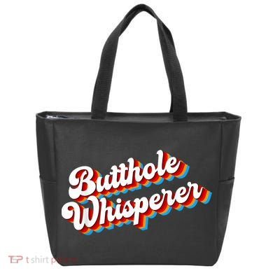 Butthole Whisperer Sarcastic Jokes Retro Funny Tote Bag