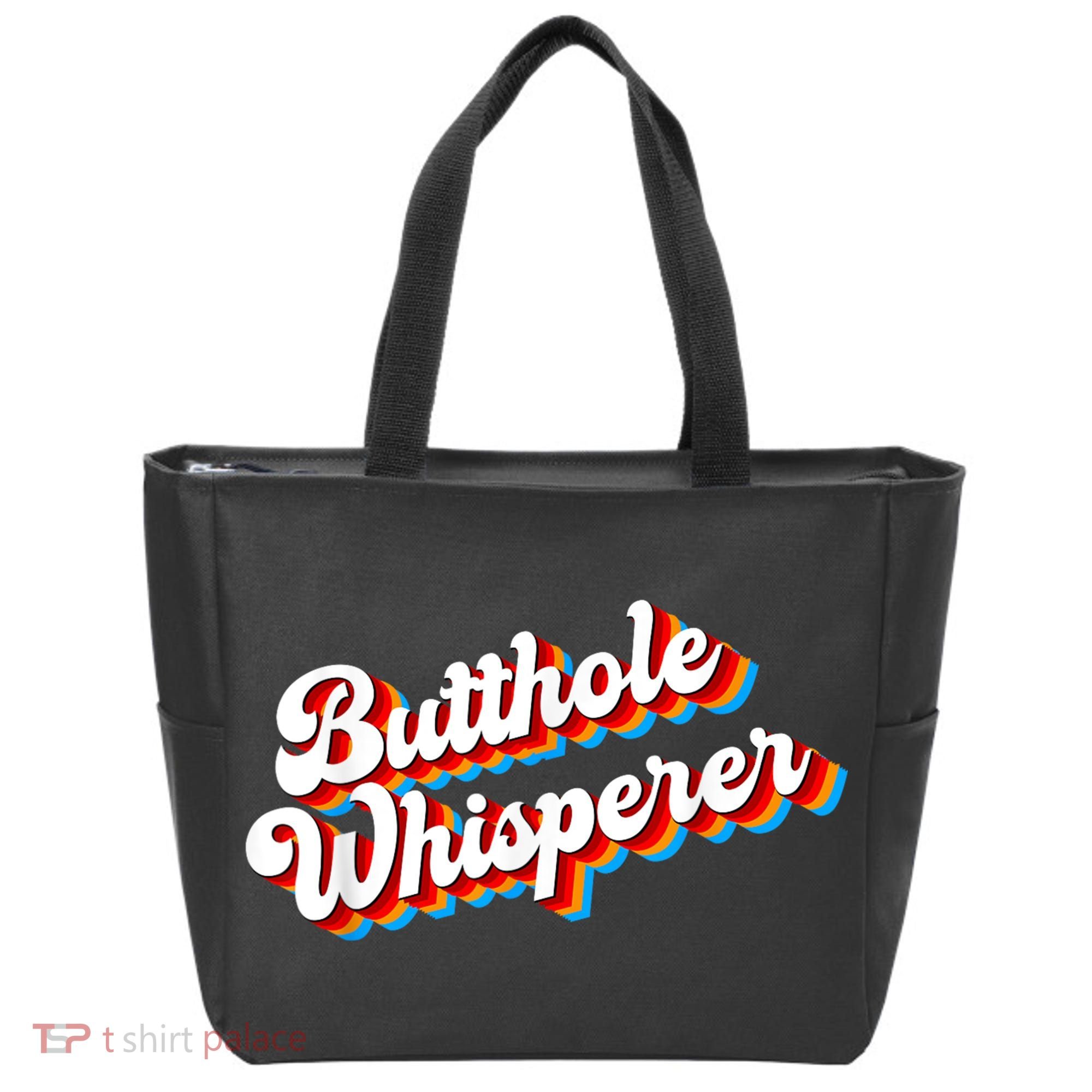 Butthole Whisperer Sarcastic Jokes Retro Funny Tote Bag