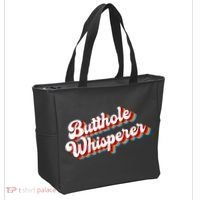 Butthole Whisperer Sarcastic Jokes Retro Funny Tote Bag thumb 2