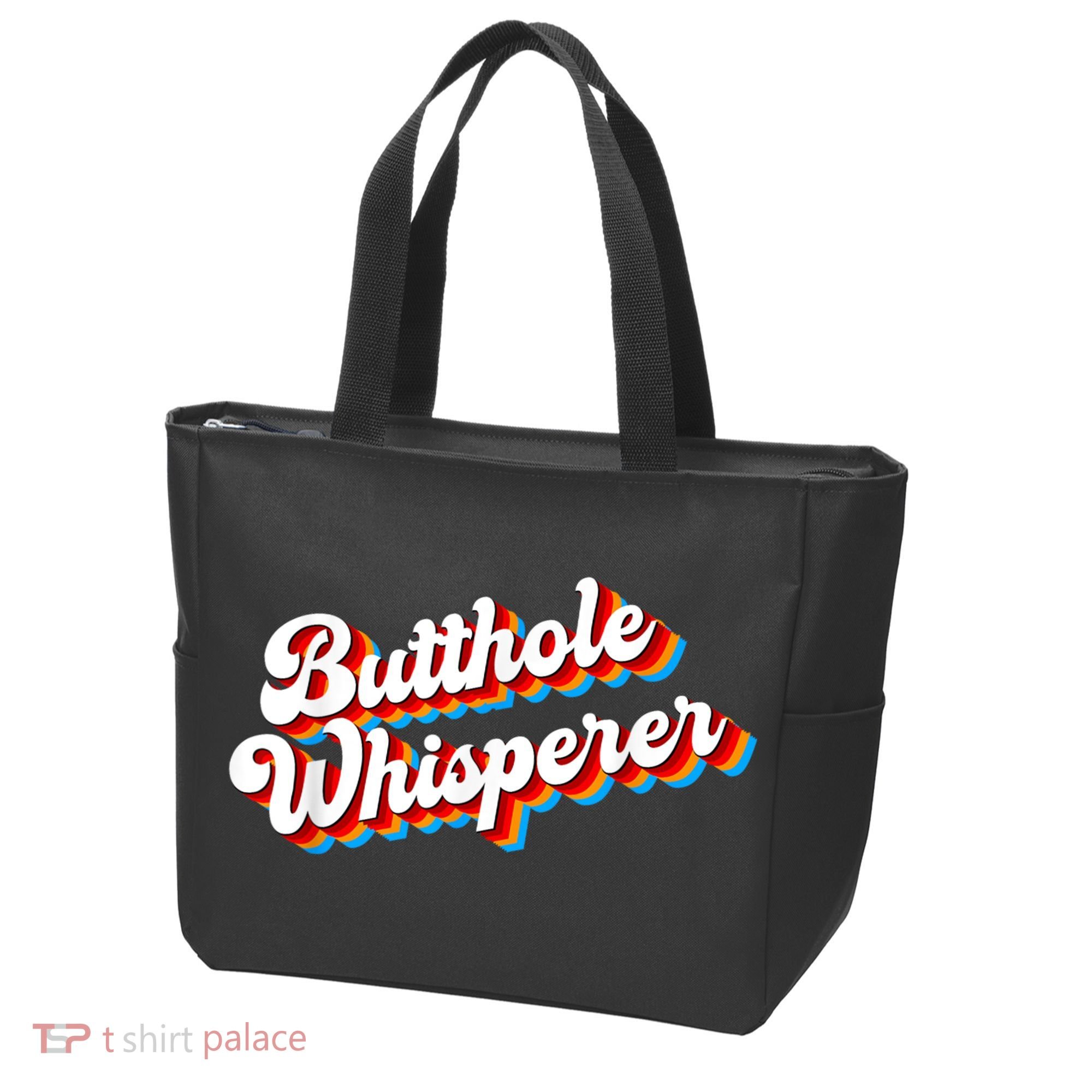 Butthole Whisperer Sarcastic Jokes Retro Funny Tote Bag