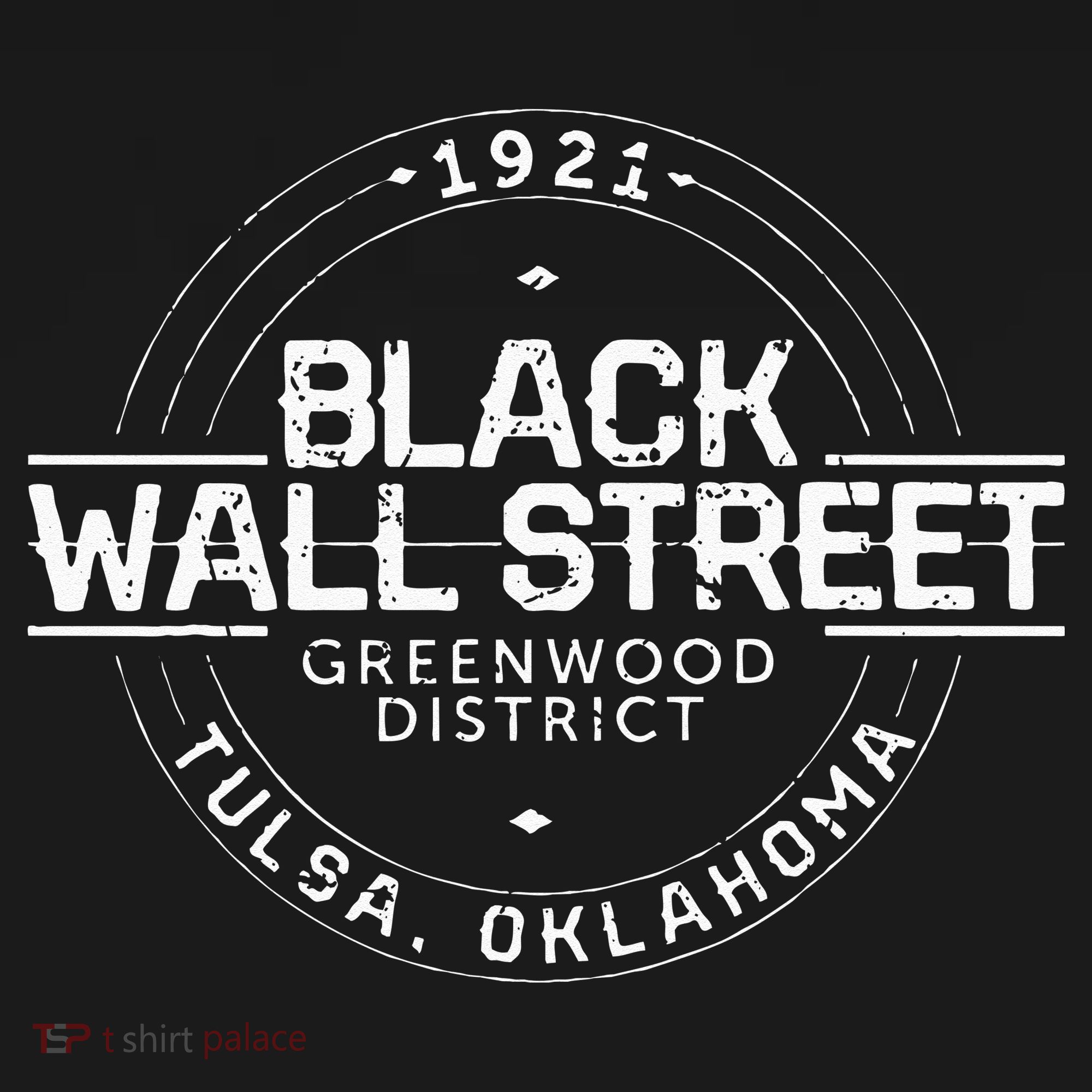 Black Wall Street Greenwood District Tulsa Oklahoma 1921 Women's Hoodie